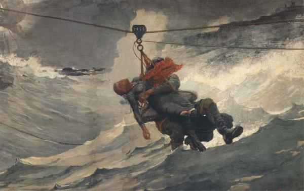Winslow Homer The Life Line (mk44) oil painting picture